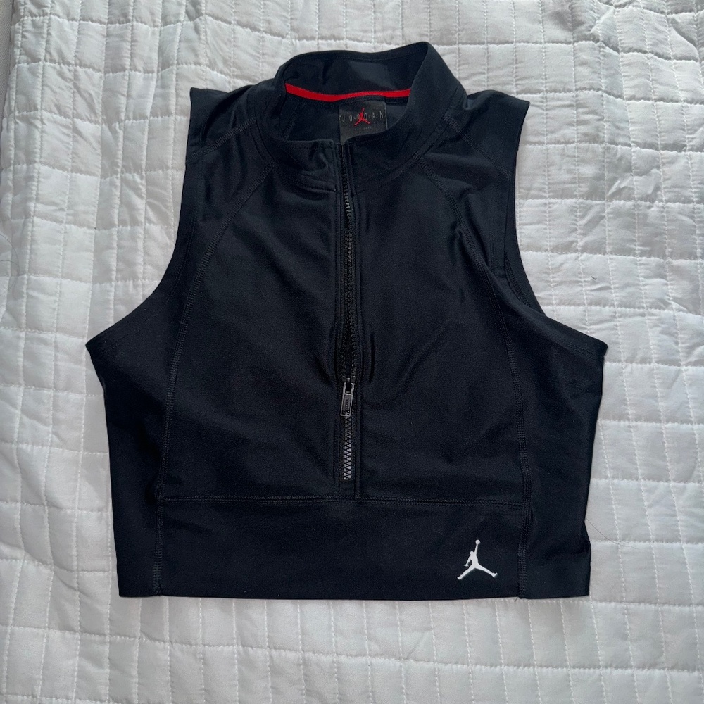 Black Nike Jordan 23 Crop Top